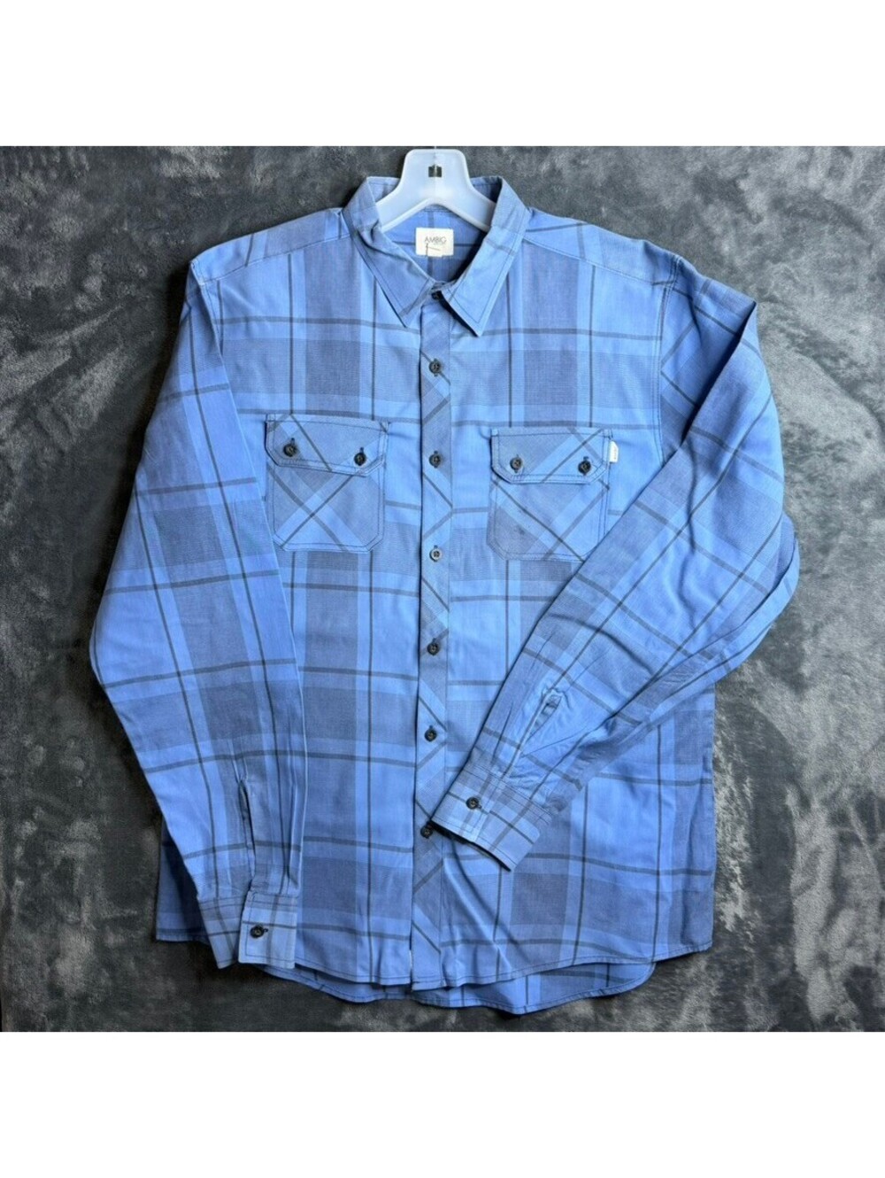 Ambig California Mens Long Sleeve Button Up Sz Large.